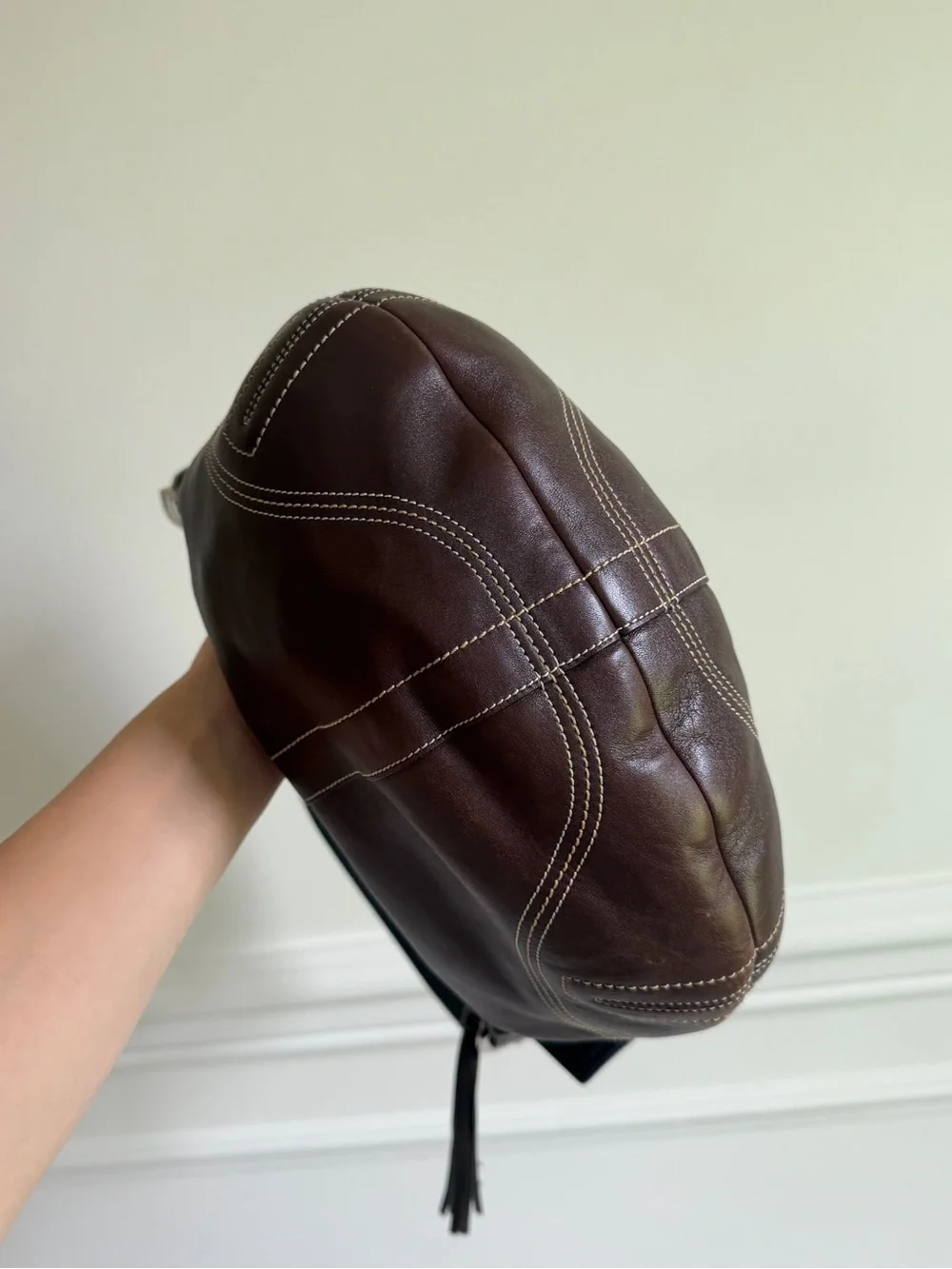 Vintage Coach SoHo Hobo Bag in Chocolate Brown w/ Silver Hardware (2005)